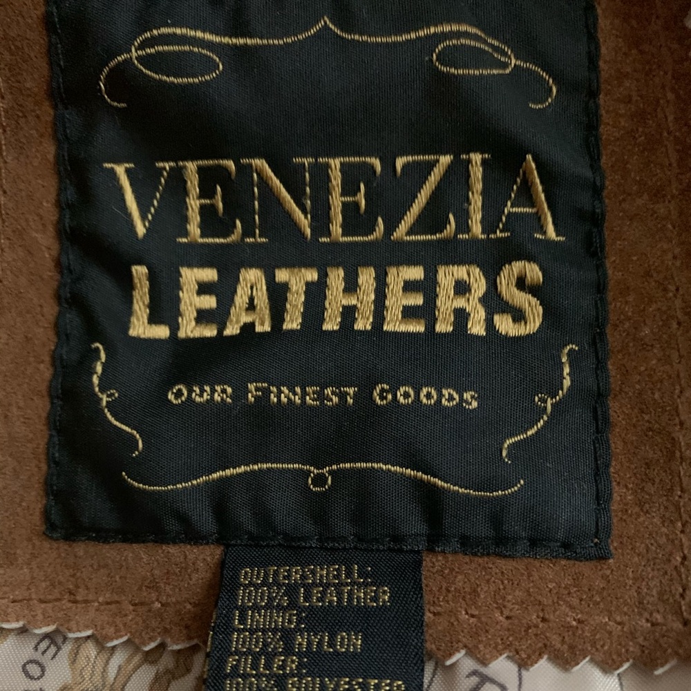 Leather/Suede Bomber Style Jacket